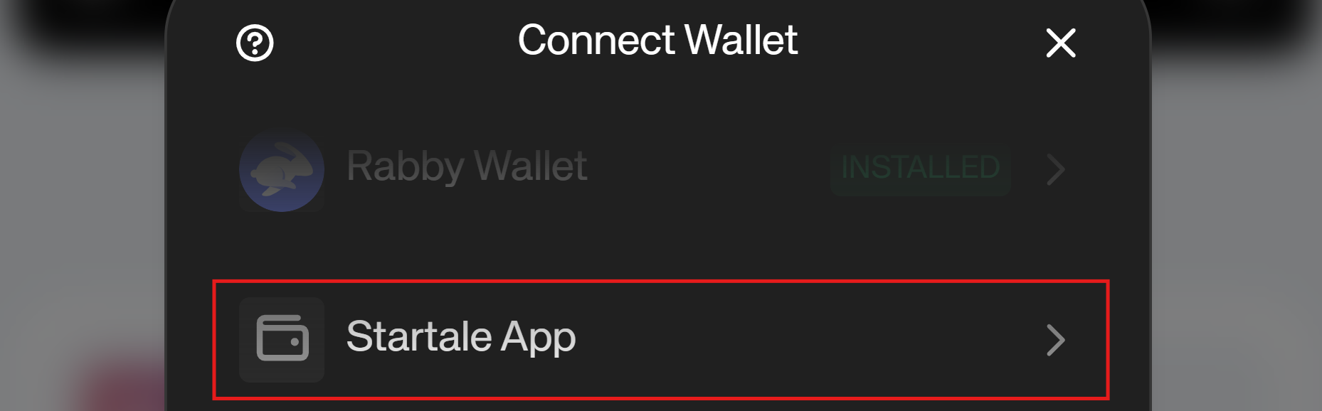 Startale Wallet